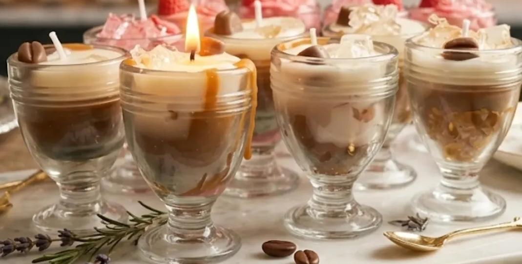 Cold Coffee Latte Candle With Soy & Gel Wax - Dev Tandoor Industries